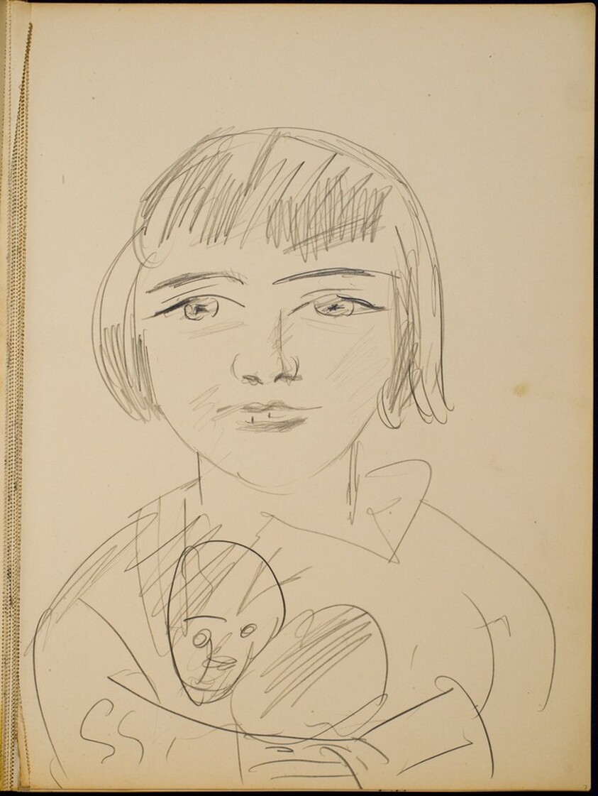 Mädchen mit Puppe (Girl with a Doll) [p. 7]