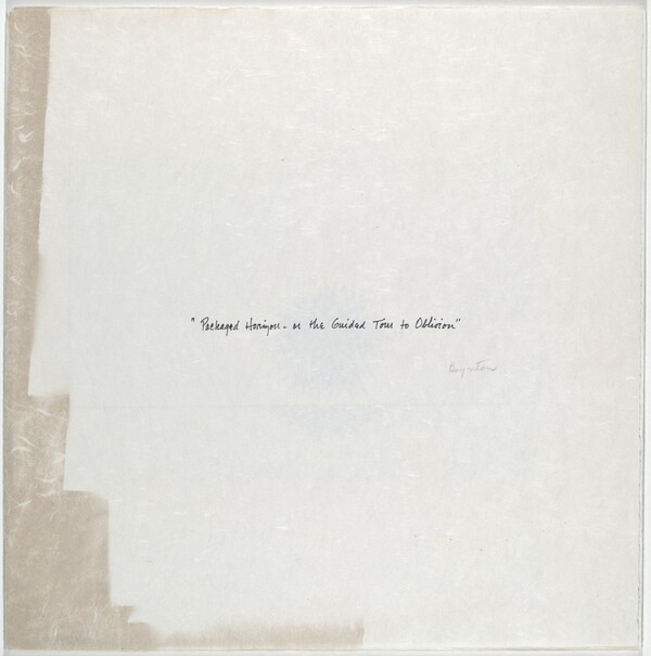 Packaged Horizon, or a Guided Tour to Oblivion