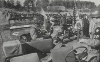 Title from caption on object: “Soldiers Kept alongside Marchers as Demonstrators Walked on Highway 80”, American 20th Century, March 1965