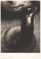 La Mort: Mon ironie depasse toutes les autres! (Death: My iron surpasses all others!), Odilon Redon, 1889