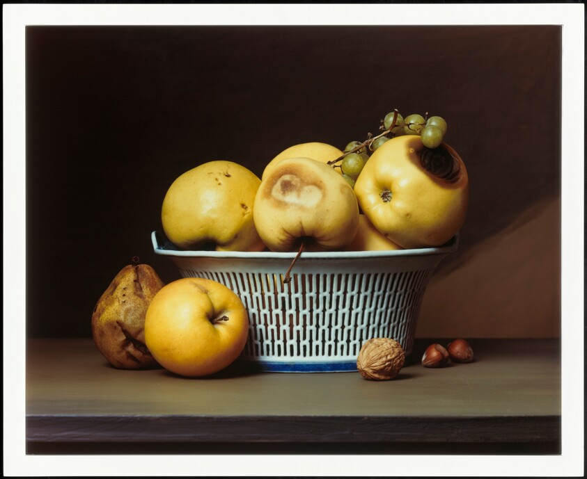 Apples in a Porcelain Basket