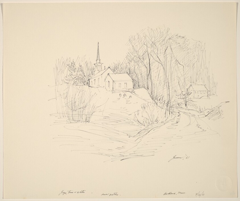 Snow Patches, Buckland, Massachusetts