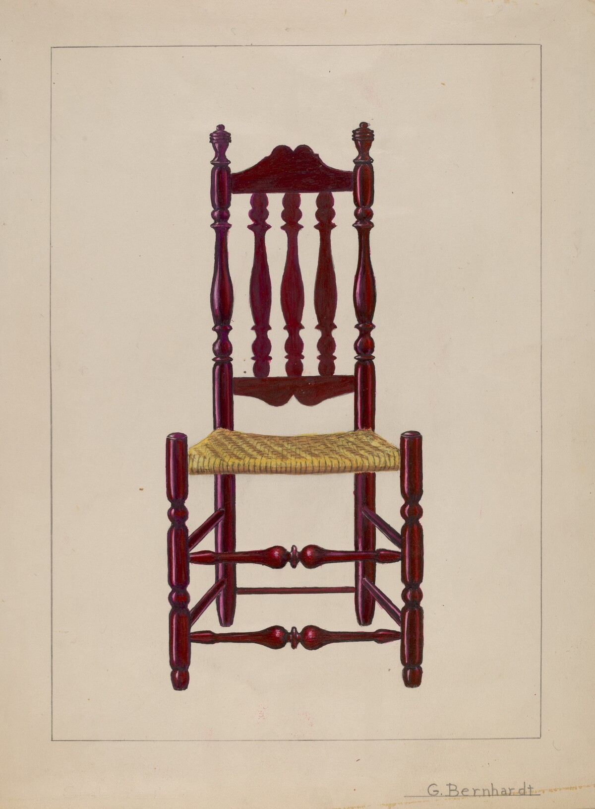 Baluster Back Chair