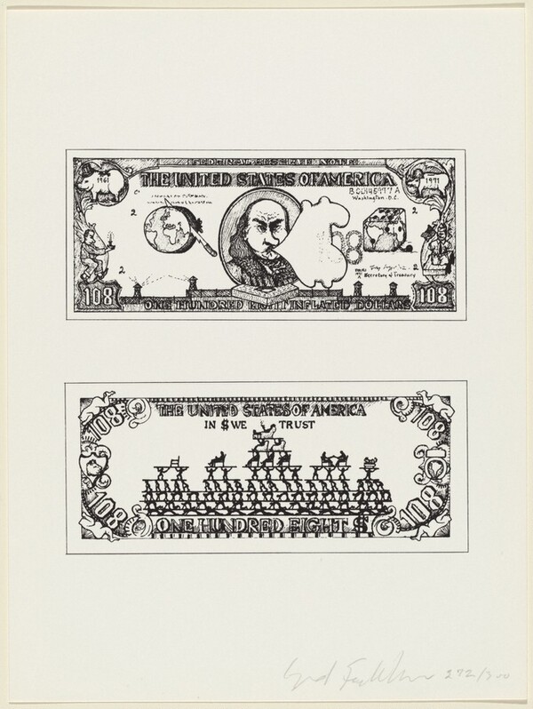 108 Dollar Bill