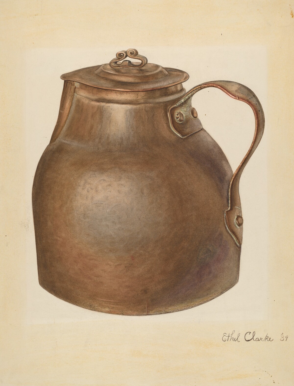 Copper Water Vessel