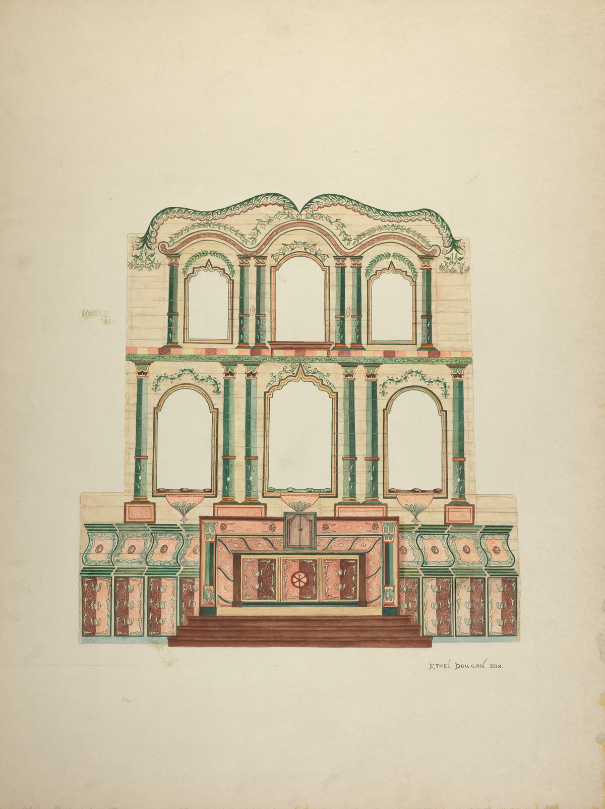 Reredos-Mission San Juan Bautista