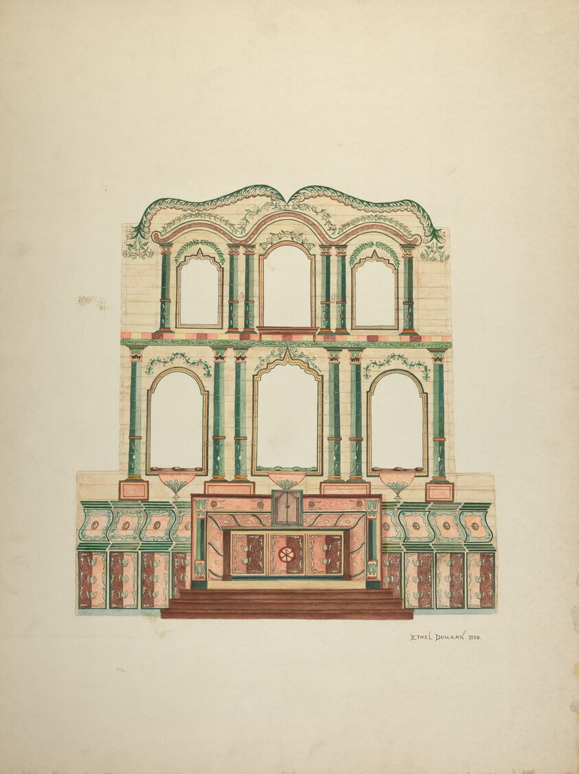 Reredos-Mission San Juan Bautista
