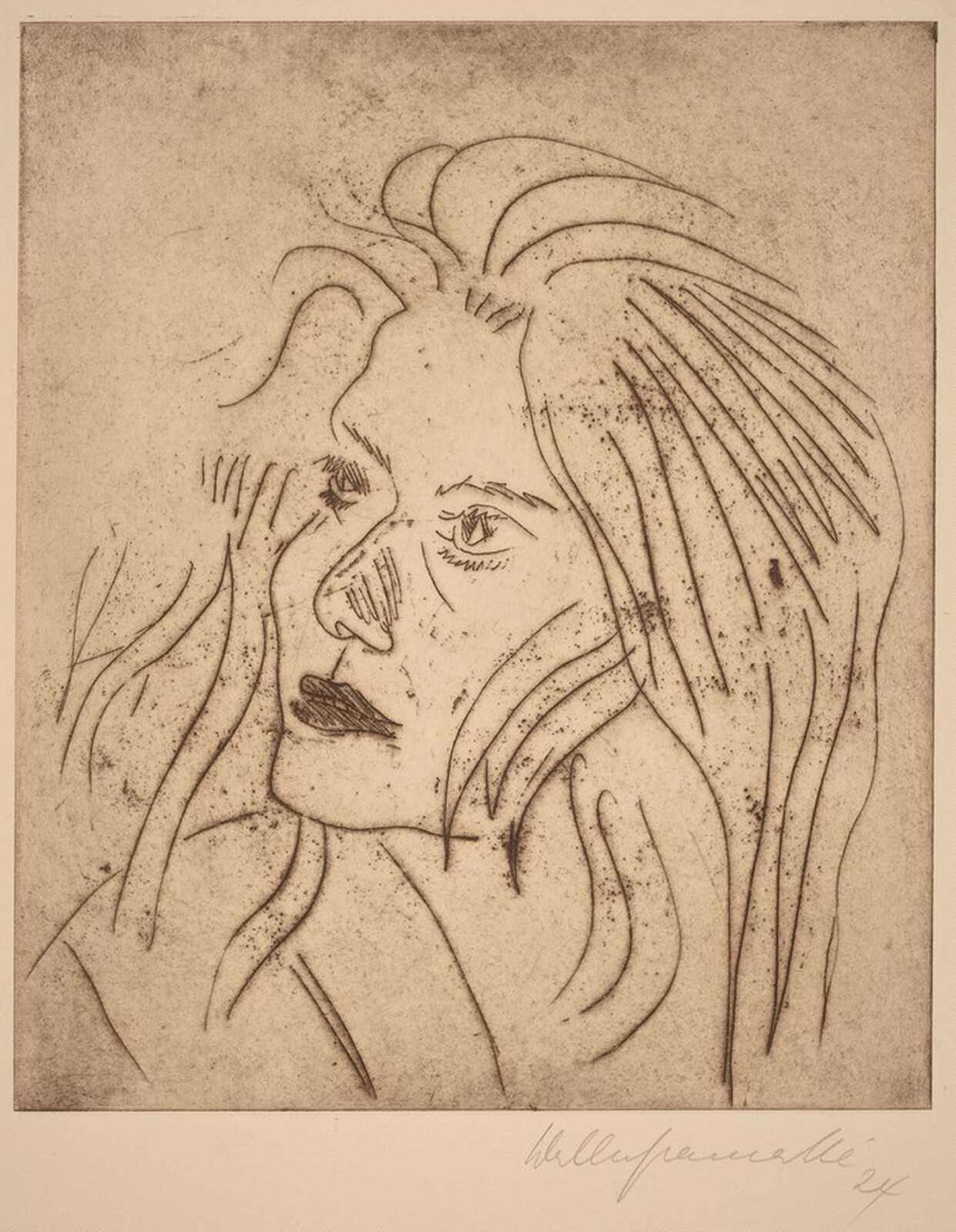 La Amable, Walter Gramatté, 1924