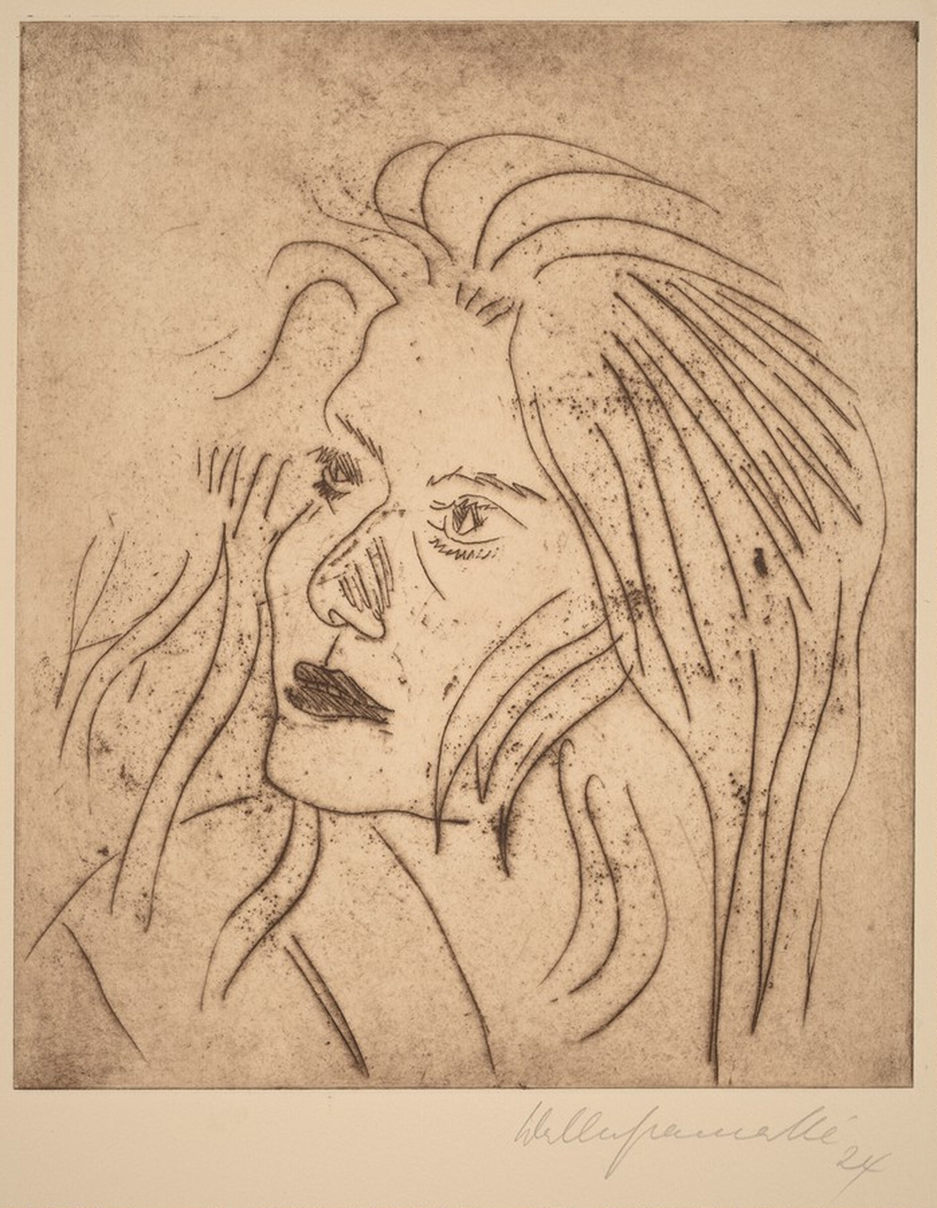 La Amable, Walter Gramatté, 1924