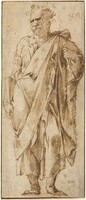 A Standing Saint, Domenico Beccafumi