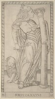 Forteza (Fortitude), Master of the E-Series Tarocchi, c. 1465