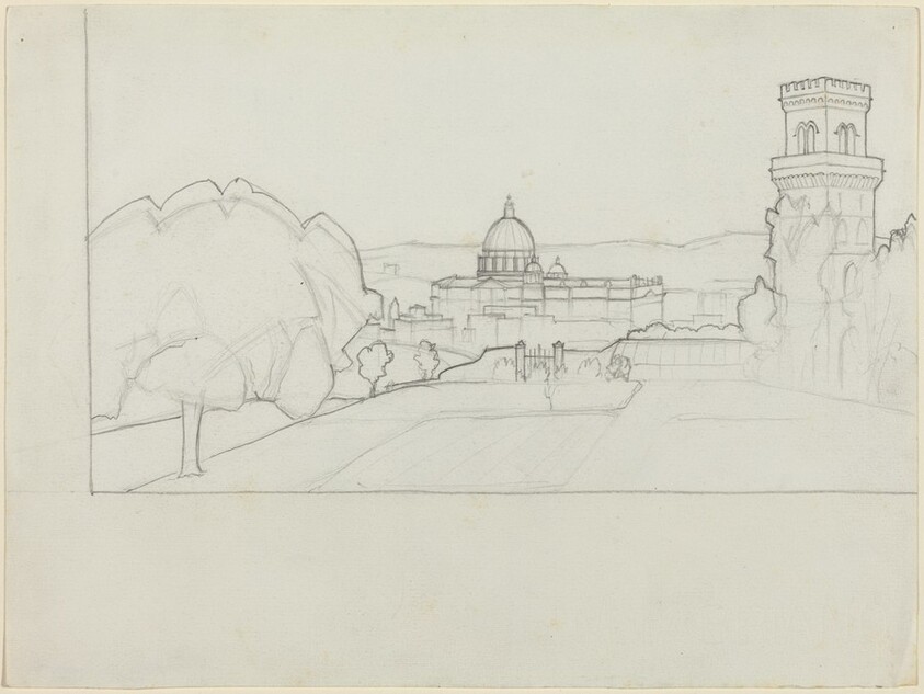 Saint Peter's Seen from the Janiculum Hill, Rome