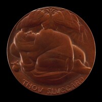 Thou Sluggard [obverse], Janet de Coux (designer), Medallic Art Company, 1942