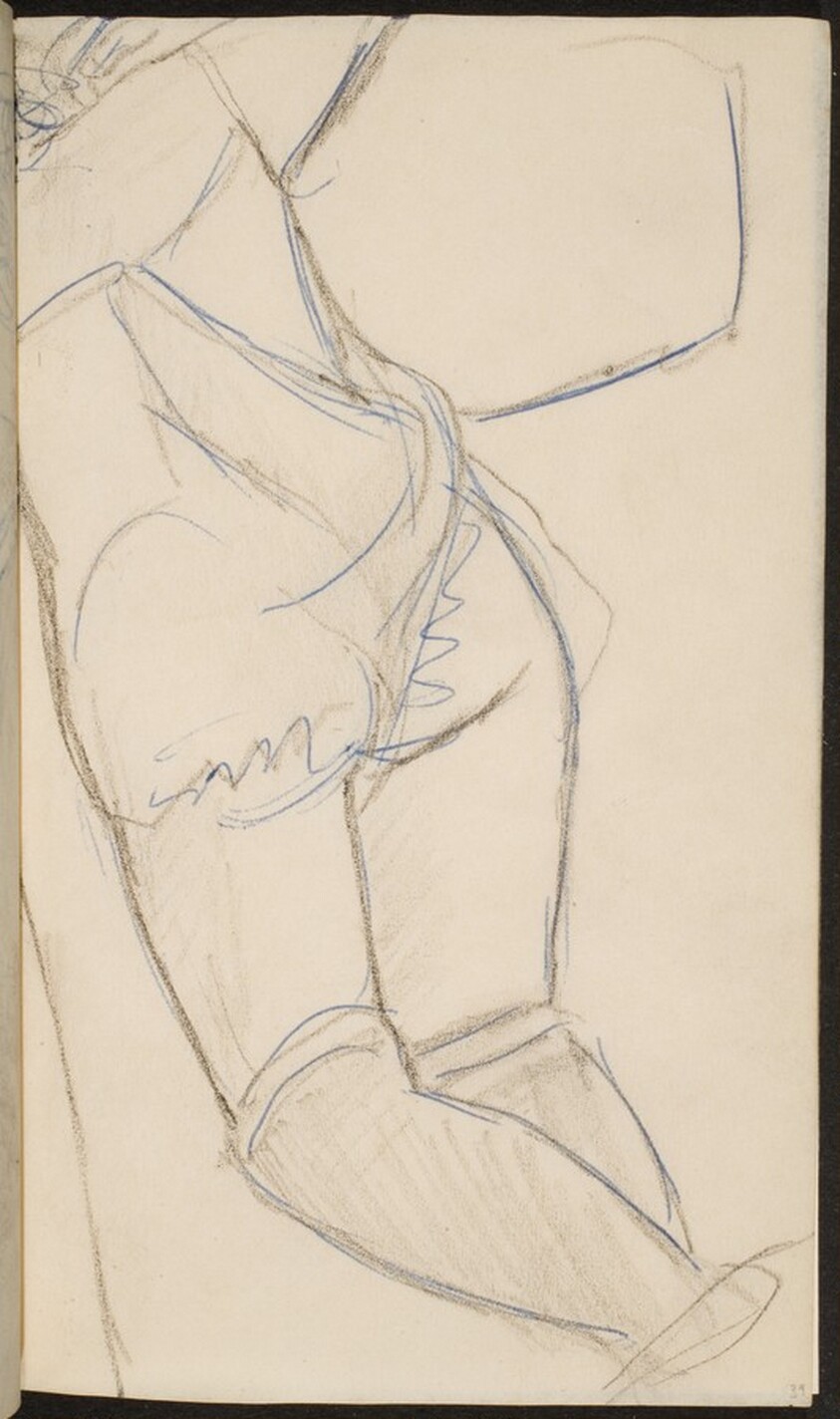 liegende Frau mit in Strümpfen (Woman in Stockings) [p. 39]