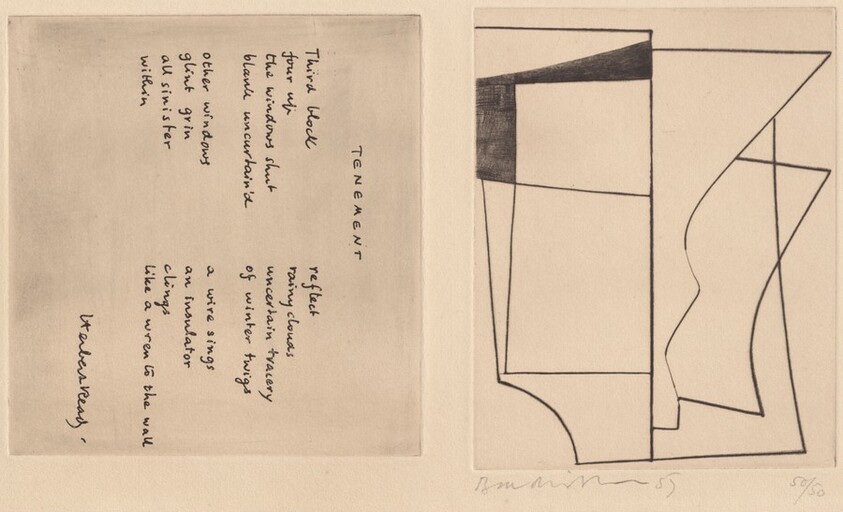 Tenement from 21 Etchings and Poems