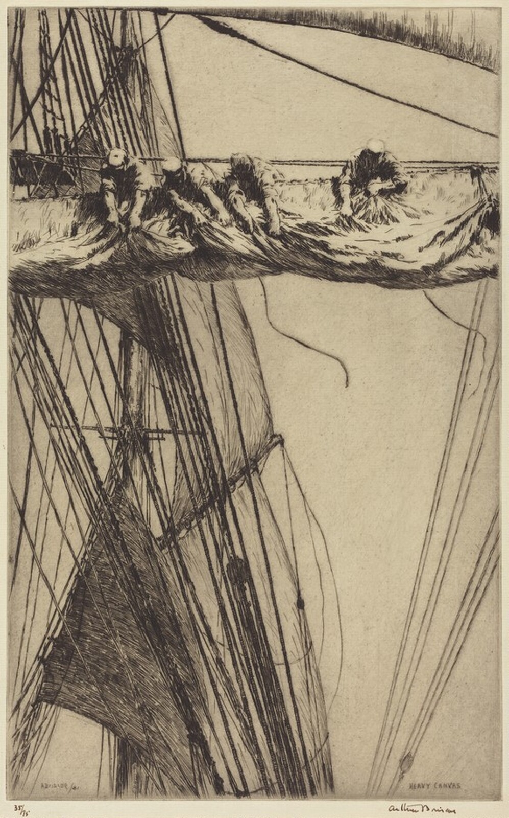 Heavy Canvas, Arthur Briscoe, 1931