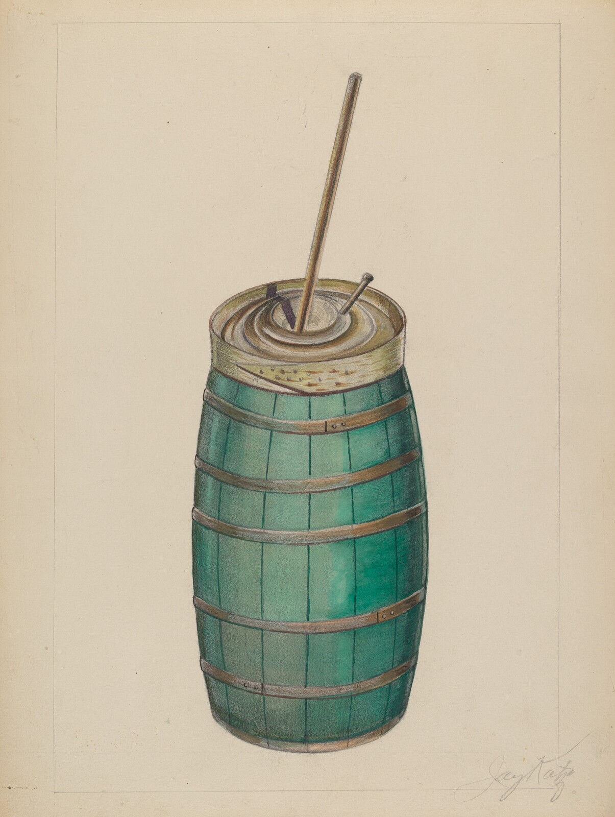 Butter Churn, Jay Katz, c. 1937