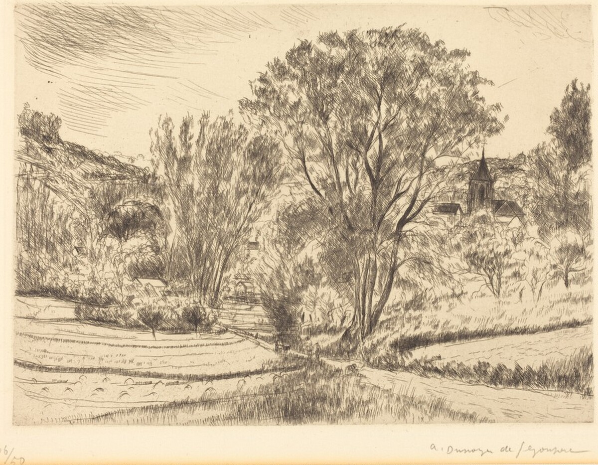 The Church at Villiers (L'Eglise de Villiers)