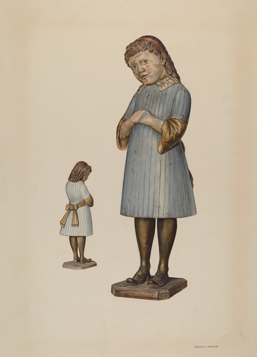 "Little Fanny" Carved Figure