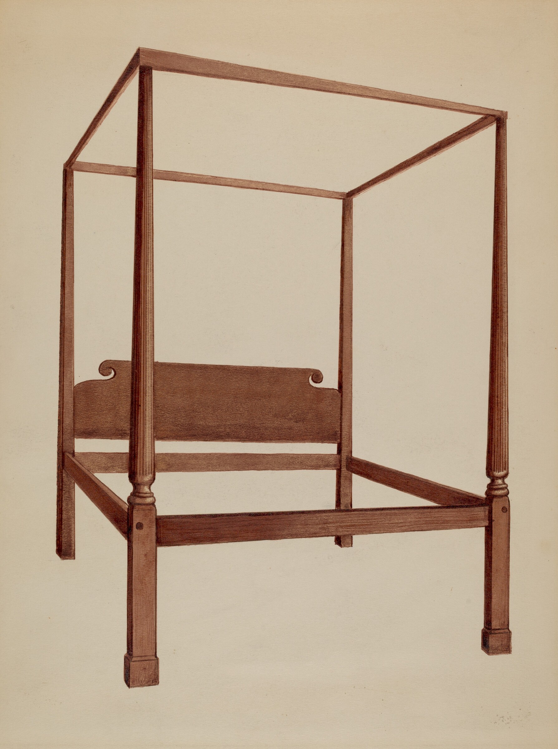 Four Post Bed, Fred Weiss, 1936