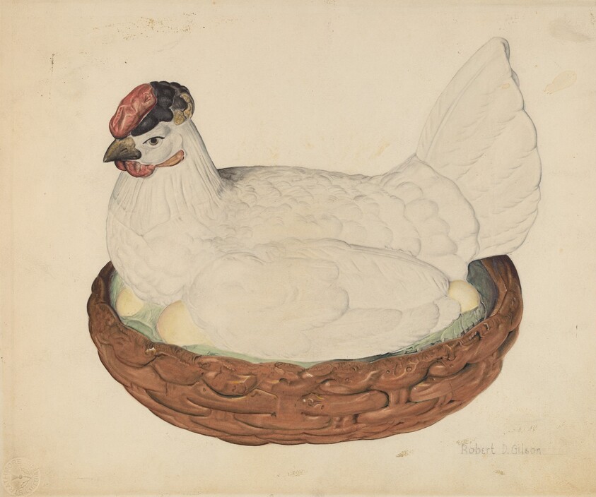 Hen on Nest