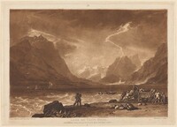 Lake of Thun, Joseph Mallord William Turner and Charles Turner, published 1808