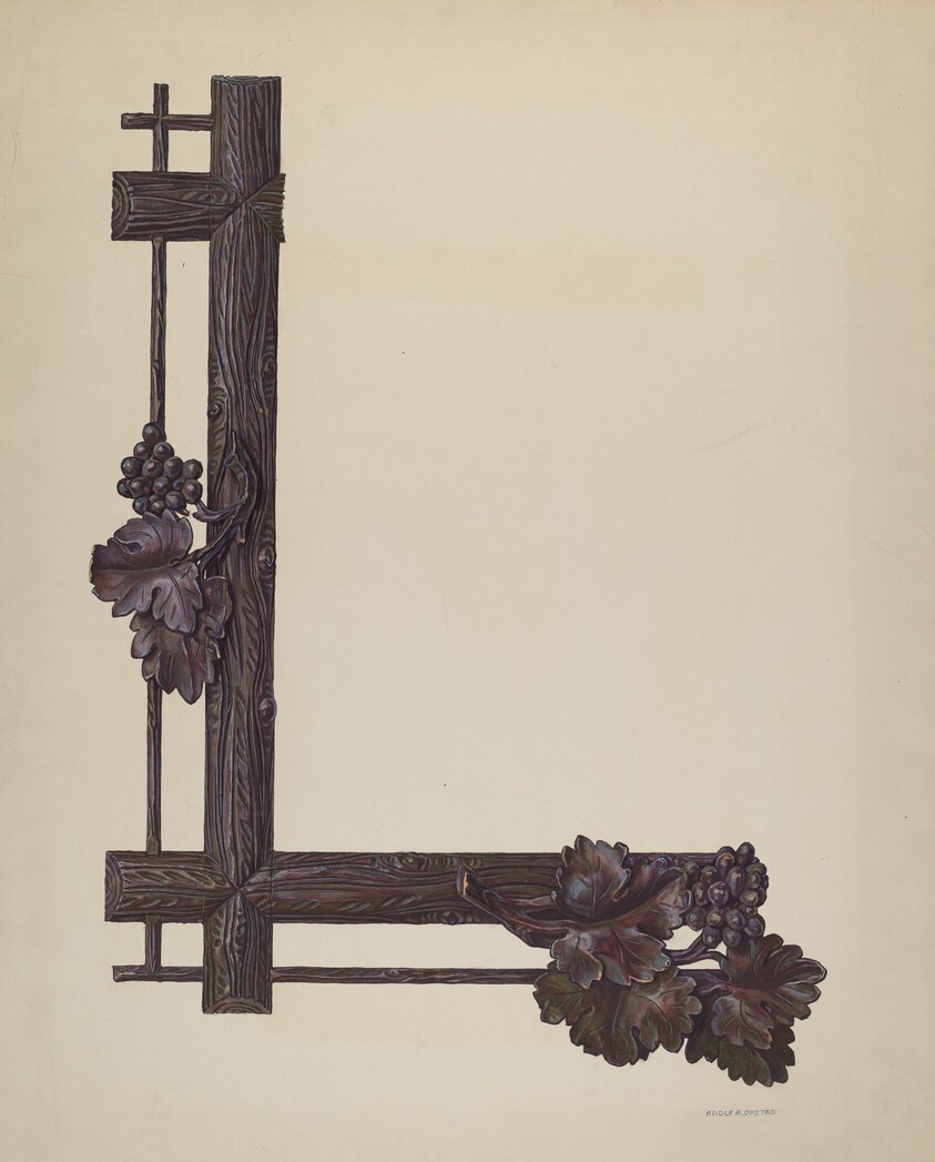 Carved Picture Frame