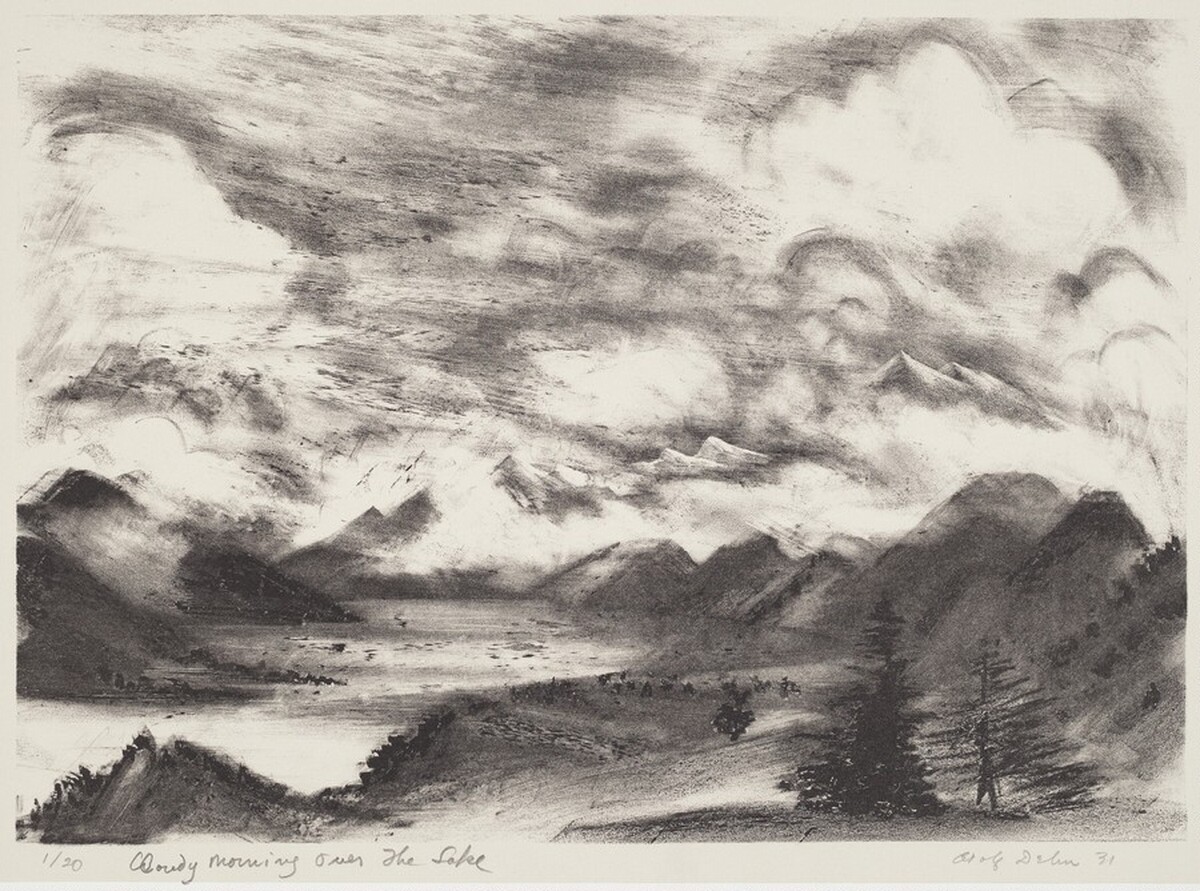 Cloudy Morning over the Lake