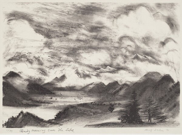 Cloudy Morning over the Lake