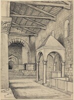 Tuscania, San Pietro, M.C. Escher, 1959