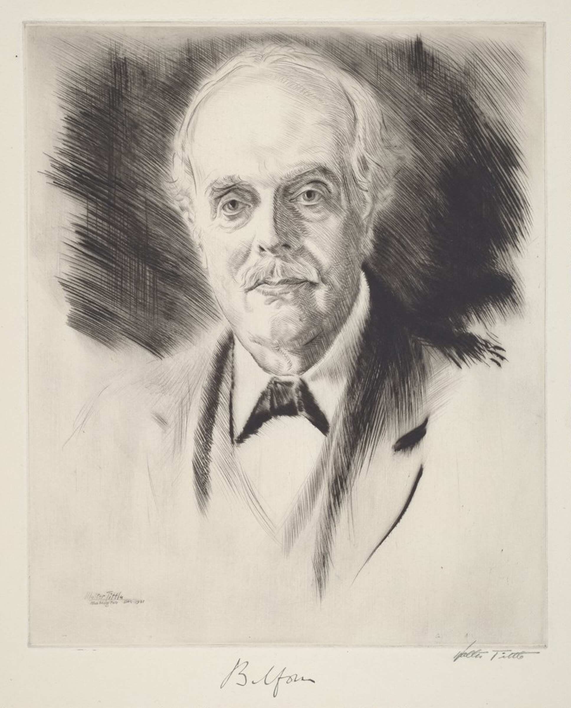 The Right Honorable Arthur James Balfour, Walter Tittle, 1921