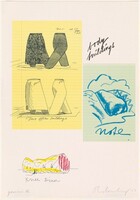 Untitled (Body Buildings), Claes Oldenburg, 1968