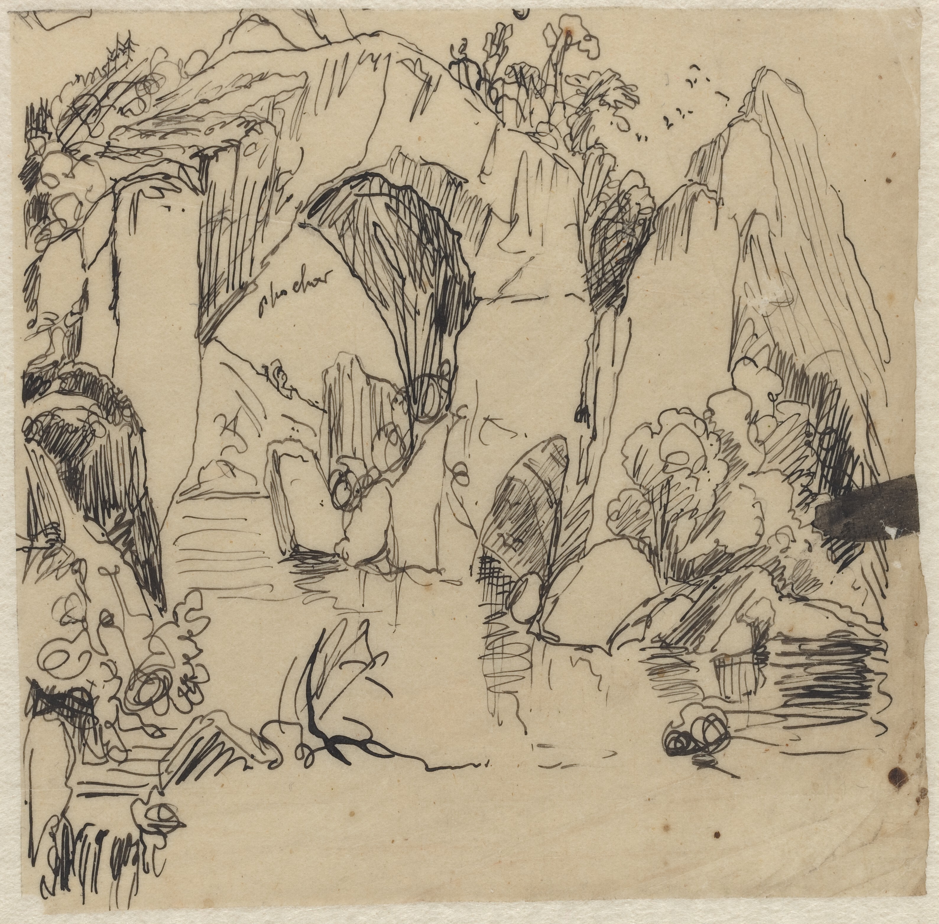 Landscape by Rodolphe Bresdin