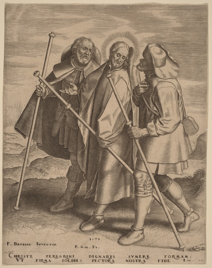 Christ and His Disciples on the Way to Emmaus