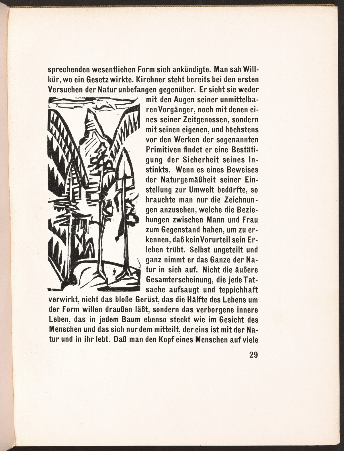 In-text plate from Kirchner Zeichnungen (Kirchner Drawings)