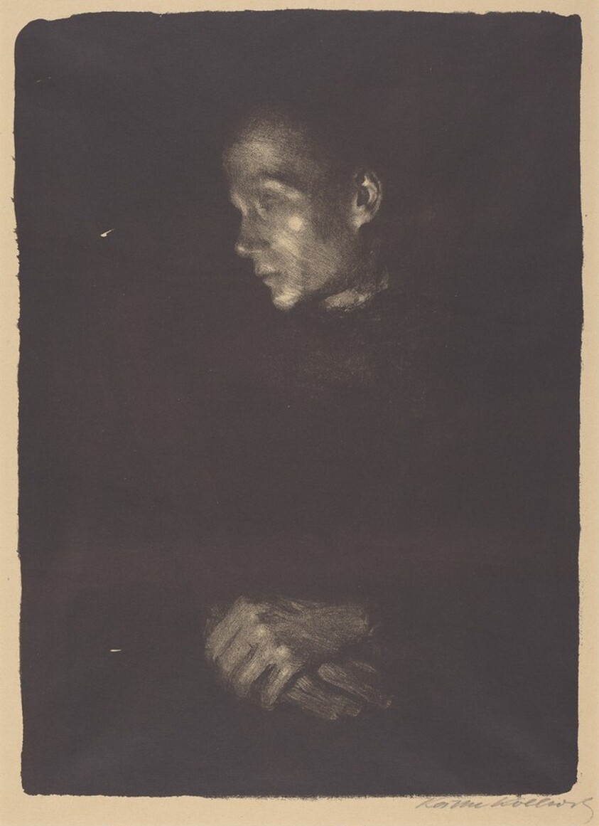 Working Class Woman, Left in Profile (Arbeiterfrau in Profil nach Links)