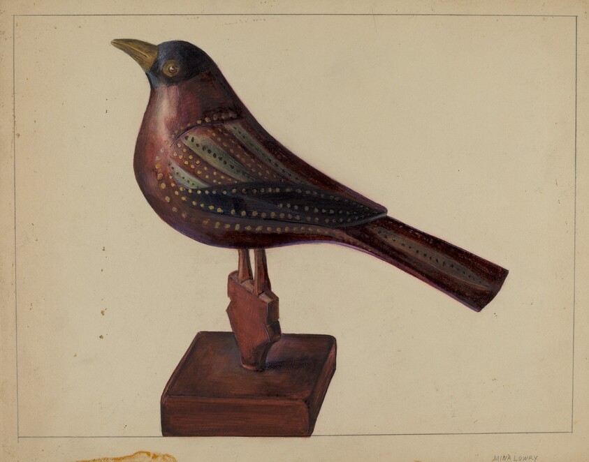 Pa. German Robin Figurine