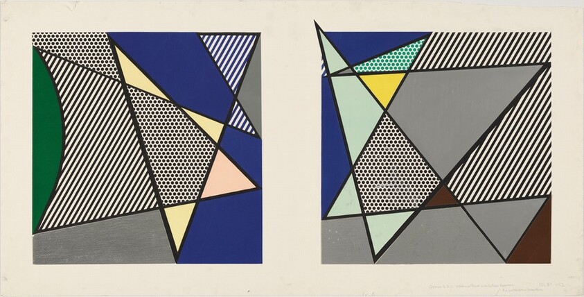 Imperfect Diptych 46 1/4" x 91 3/8"