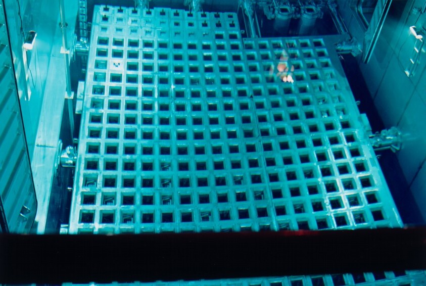 Cooling tank, nuclear power plant, Gravelines, France