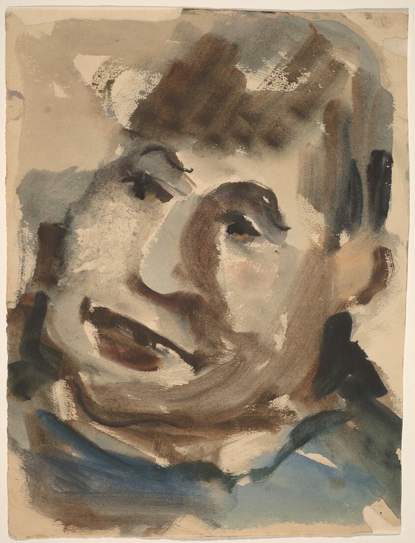 Portrait of a Man, Head Turned Slightly to Left