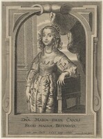 Mary, Wife of William II of Orange, Pieter de Jode II after Sir Anthony van Dyck, 1641