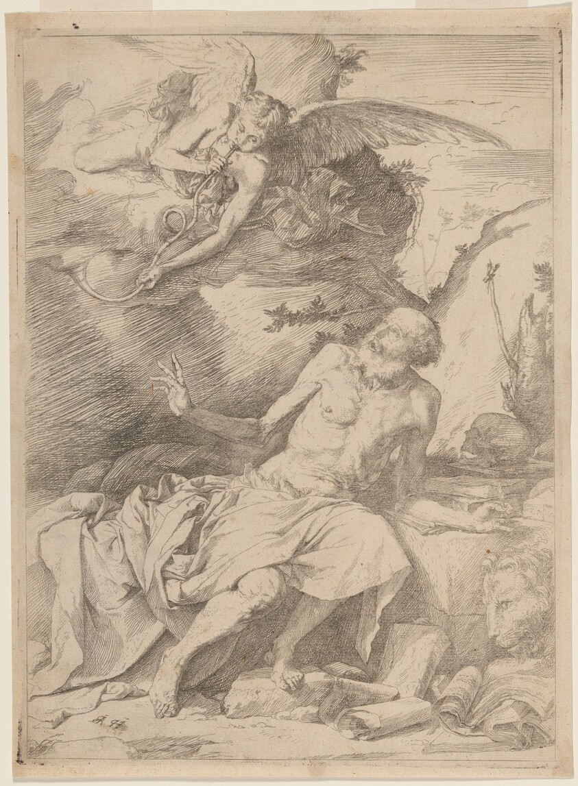 Saint Jerome Hearing the Trumpet of the Last Judgement