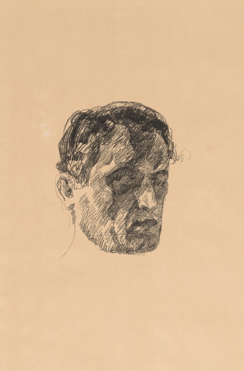 Self-portrait (Face in Shadow)