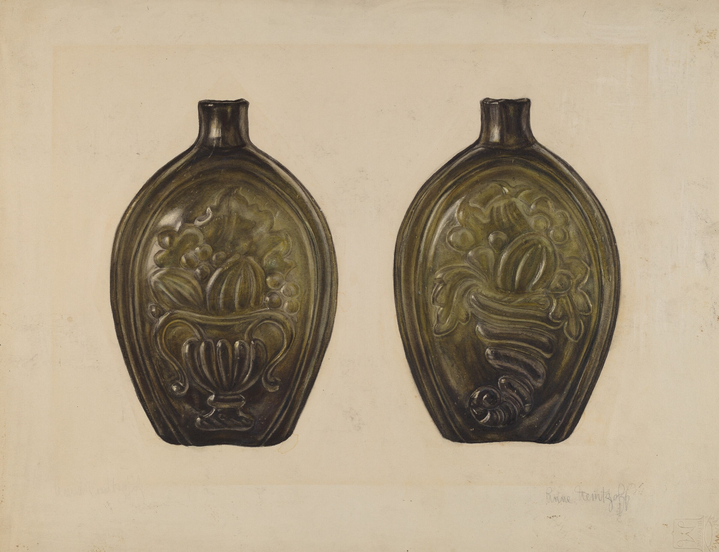 Flask, Anne Nemtzoff, 1935/1942