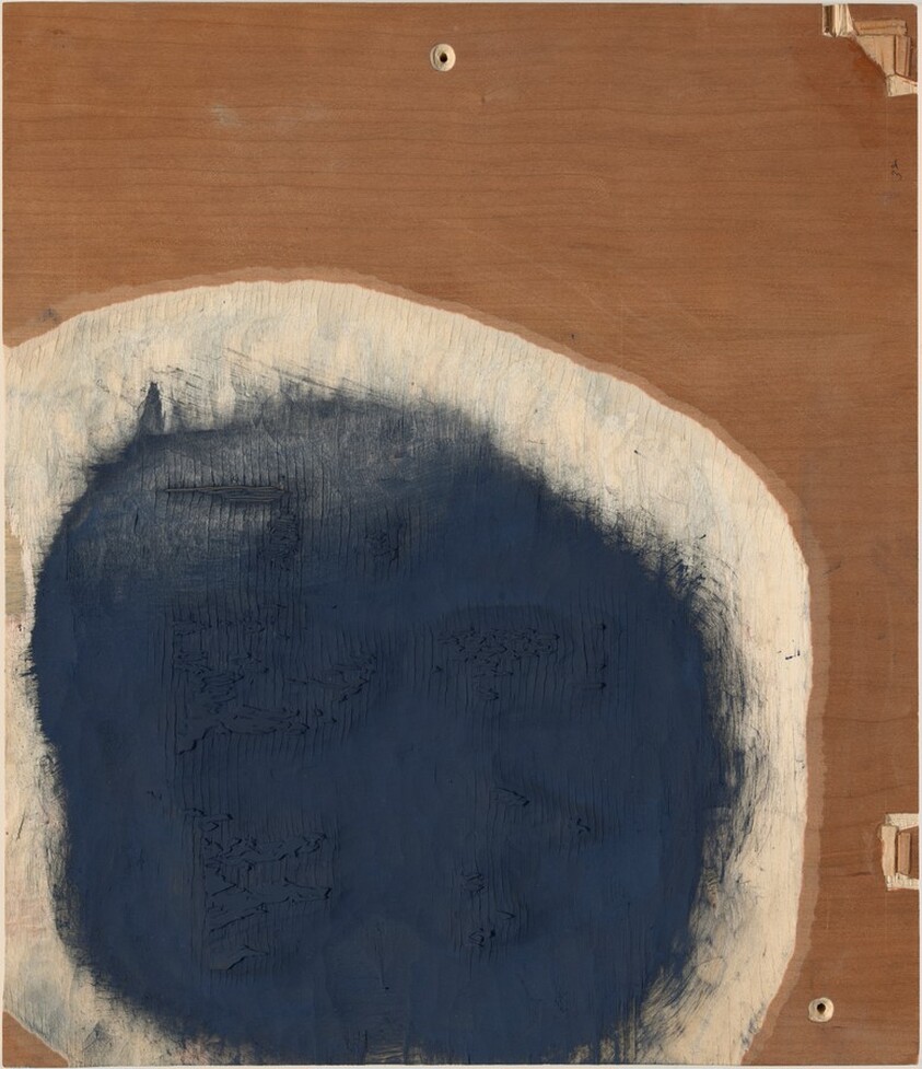 Study VI, New York Harbor [#32, blue-black]