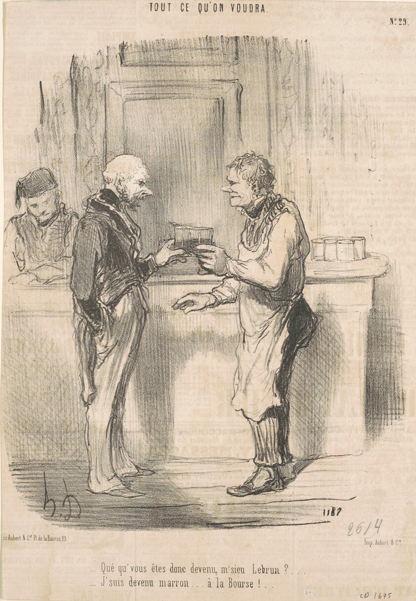 Qué qu'vous êtes ... devenu, m'sieu Lebrun? ...